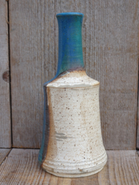 Steengoed flesvaasje blauwgroen