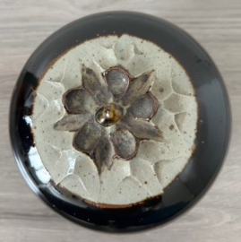 Jan van Vliet dekselpot tenmoku