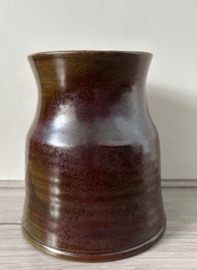 Studio keramiek vaas groen paars