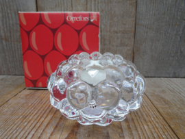 Orrefors waxinehouder Raspberry