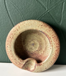 Mobach asbakje lichtgroen lichtbruin