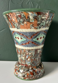 Vallauris mozaïek vaas Gerbino