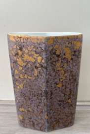 Rosenthal vaas porselein Goldfeuer decor