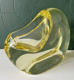 Zelezny Brod asbak citroengeel