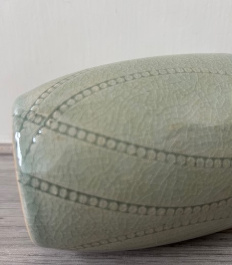 Mobach ovale vaas celadon