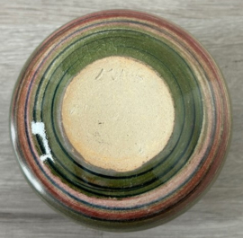 Mobach vaasje regenboog serie roze groen