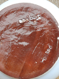 Zaalberg asbak lichtblauw wit