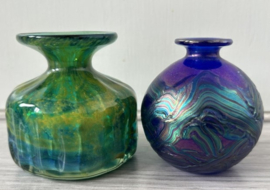 Mdina Glass vaasje blue summer