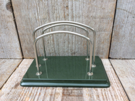 Vintage brievenhouder metaal