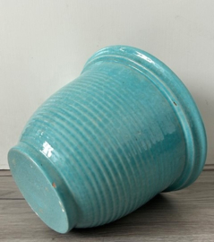 Sierpot ribbels turquoise