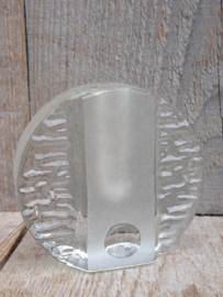 Walther Glas 'wheel' solifleur vaas klein
