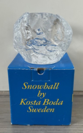 Kosta Boda Snowball waxinehouder 70mm