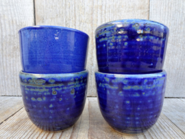 St. Paulusabdij set mokjes blauw