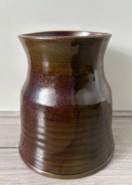 Studio keramiek vaas groen paars