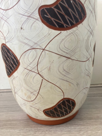 Eiwa sgraffito vaas decor Hawaï