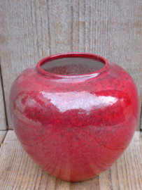 Herman Zaalberg vaas rood luster