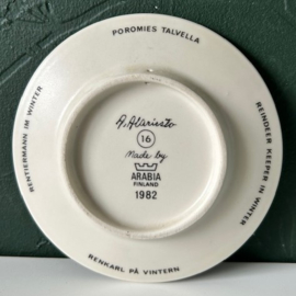 Arabia wandbordje no. 16-1982 A change in generations