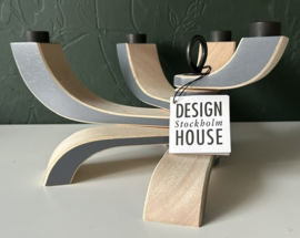 Design House Stockholm kandelaar Nordic Light-4 grijs