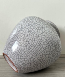 Karlsruhe Majolika craquelé vaas