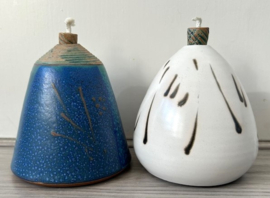 Ed Meissenberg olielampje turquoise blauw