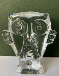 Kosta Boda uil Zoo-serie