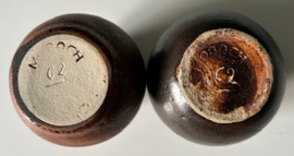 Mobach vaasjes bruin