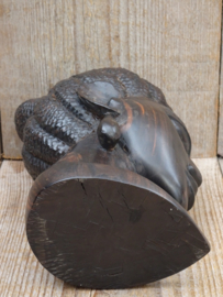 Houten sculptuur Afrikaanse vrouw