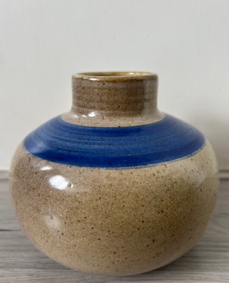 Zaalberg vaas groen blauw