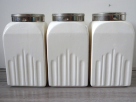 Art Deco set voorraadpotten large