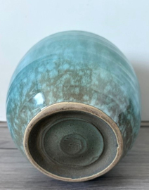 De Sphinx vaas lichtgroen bruin