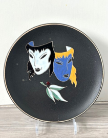 Ruscha Keramik wandbord 'Maske'