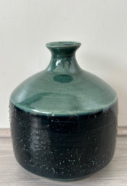Bo Fajans vaasje groen blauw