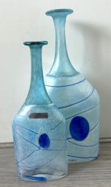 Kosta Boda Galaxy Blue flesvaas medium