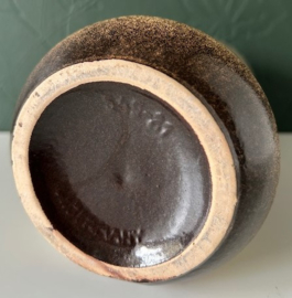 Scheurich vaas 549-21 rood bruin