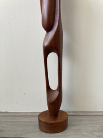 Sculptuur houtsnijwerk abstract