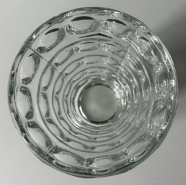 Hermanova Hut optische lens vaas persglas