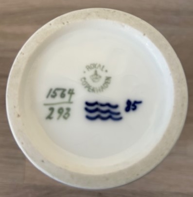 Royal Copenhagen vaas witte bessen decor