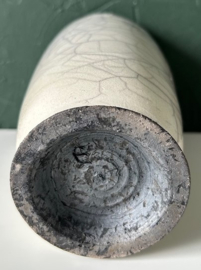 Raku gestookte dekselpot