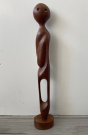Sculptuur houtsnijwerk abstract