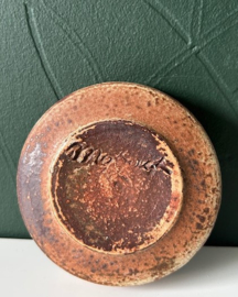 Mobach asbakje lichtgroen lichtbruin