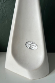 Flora symmetrische design vaas wit