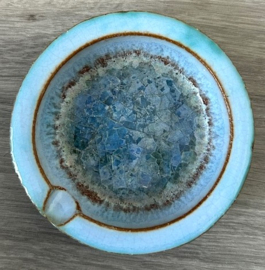 Pieter Groeneveldt asbak turquoise (II)