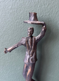 Rob Verhoeven sulptuur brons Chapeau!