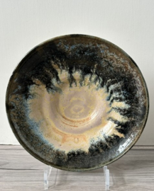 W.C. Brouwer schaal stoomglazuur