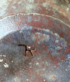 Tjabel Klok grote raku vaas