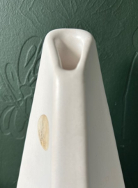 Flora symmetrische design vaas wit