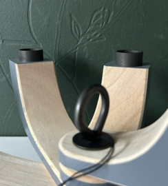 Design House Stockholm kandelaar Nordic Light-4 grijs