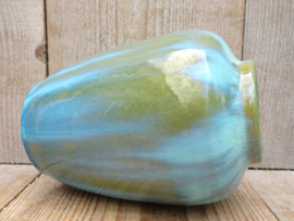 Pieter Groeneveldt vaas mosgroen turquoise