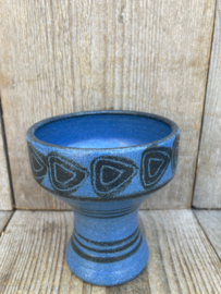Han Cornelissens vaas blauw zwart
