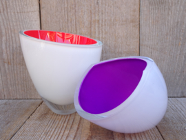 Carina Riezebos Light Bowl wit paars